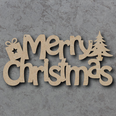 Merry Christmas Craft Sign