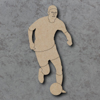 Footballer Detailed Craft Shapes