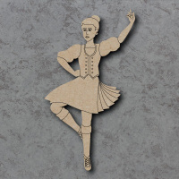 Highland Dancer B Detailed Craft Shapes
