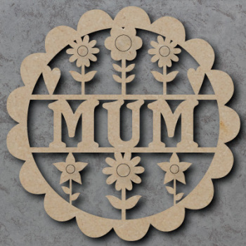 Mum Flower Sign
