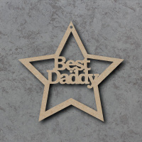 Best Daddy Star Craft Sign
