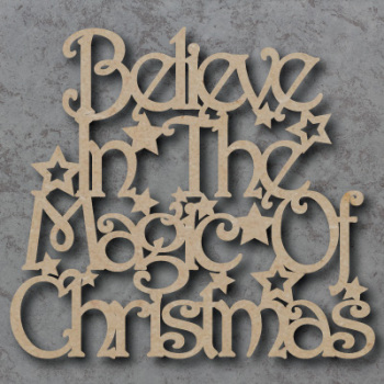 Believe in the Magic of Christmas Sign