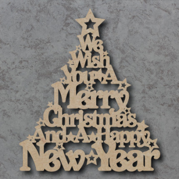 Merry Christmas Tree Craft Sign