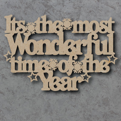 Its The Most Wonderful Time Of the Year Craft Sign