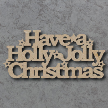 Have a Holly Jolly Christmas Craft Sign