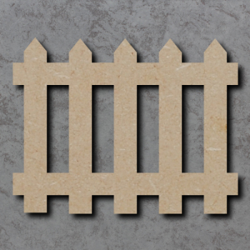 Picket Fence Blank Craft Shapes