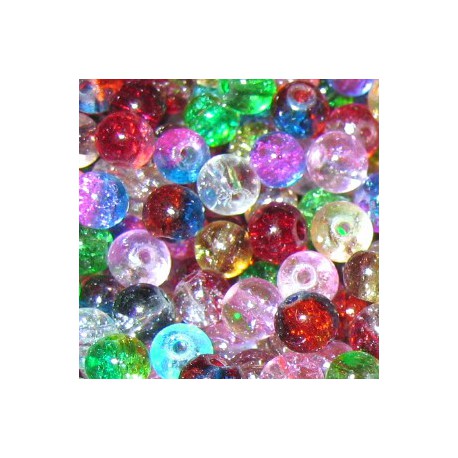 Crackle Glass Beads