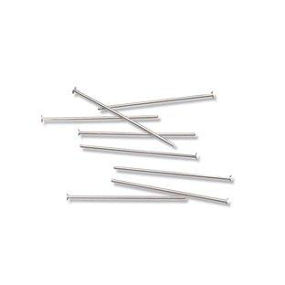 Head Pins - silver plated
