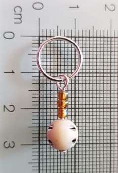 Stitch Markers for Knitting and Crochet (Liskeard) Set of 2 - 13 mm ring