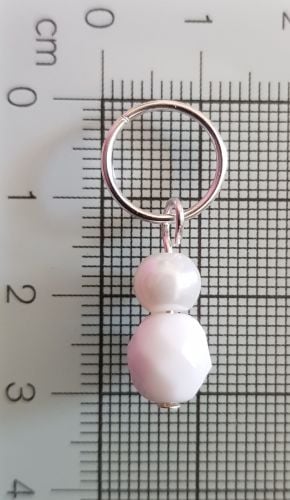 Stitch Markers for Knitting and Crochet (Alison) Set of 9 13mm ring