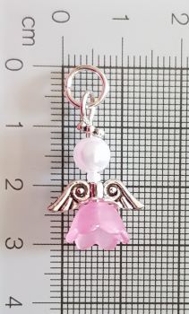 Stitch Markers for Knitting and Crochet (Lucy) Flower Fairy - Set of 2  7mm Ring