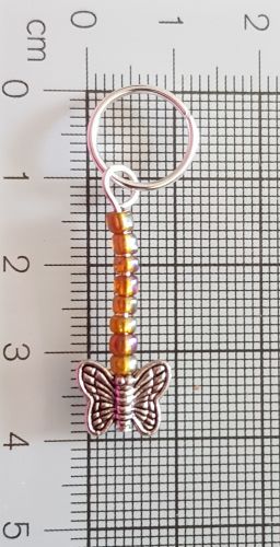Stitch Markers for Knitting and Crochet (Davina) Butterfly