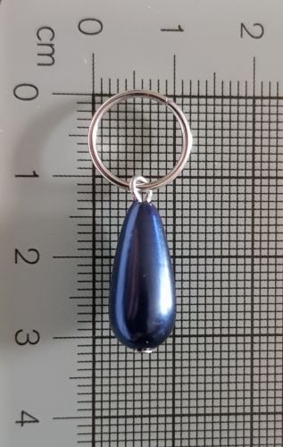 Stitch Markers for Knitting and Crochet (Moorland Blue)