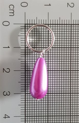 Stitch Markers for Knitting and Crochet (Moorland Heather - 13mm)