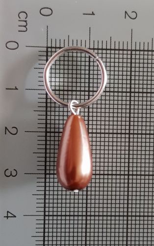 Stitch Markers for Knitting and Crochet (Moorland Brown)