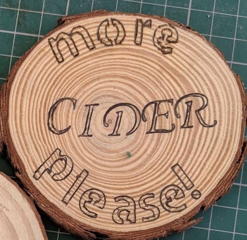 Wooden Coaster - Cider