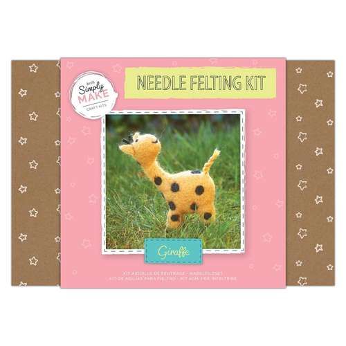 Giraffe Needle Felting Kit - Simply Make