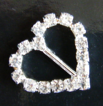 Diamante buckle ribbon sliders