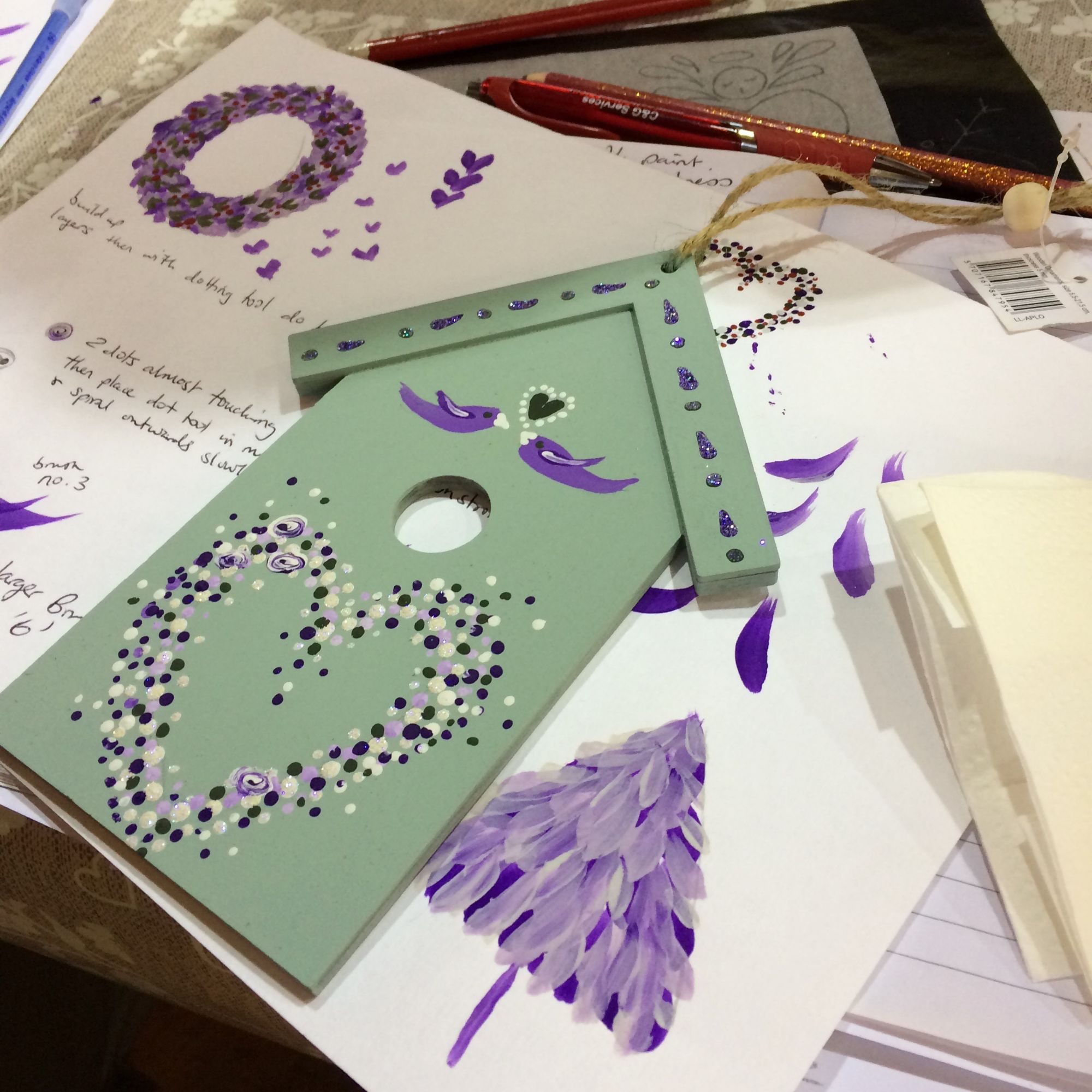 Festive Folk Art Painting Workshop - Gifts