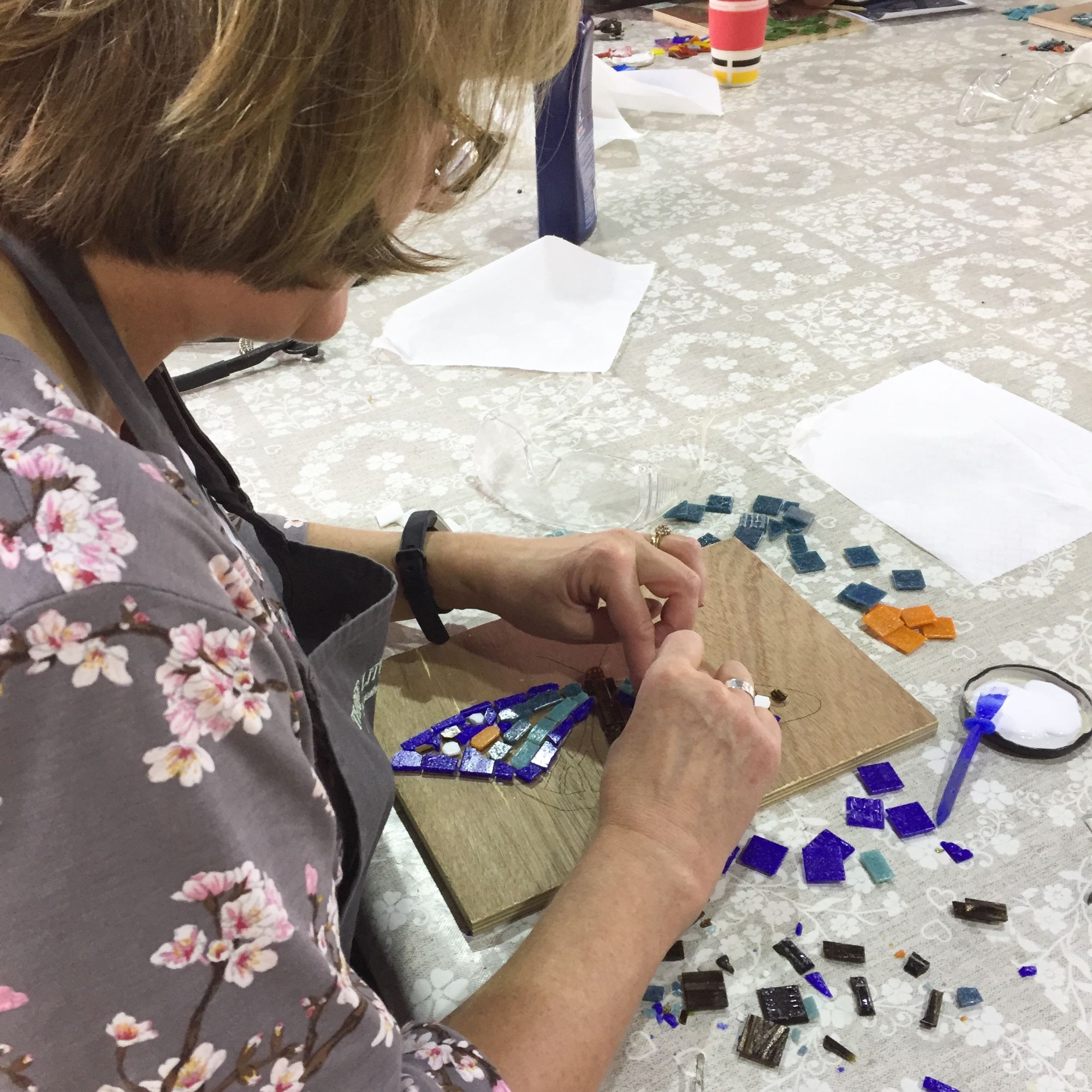 Mosaic Workshop - Gluing