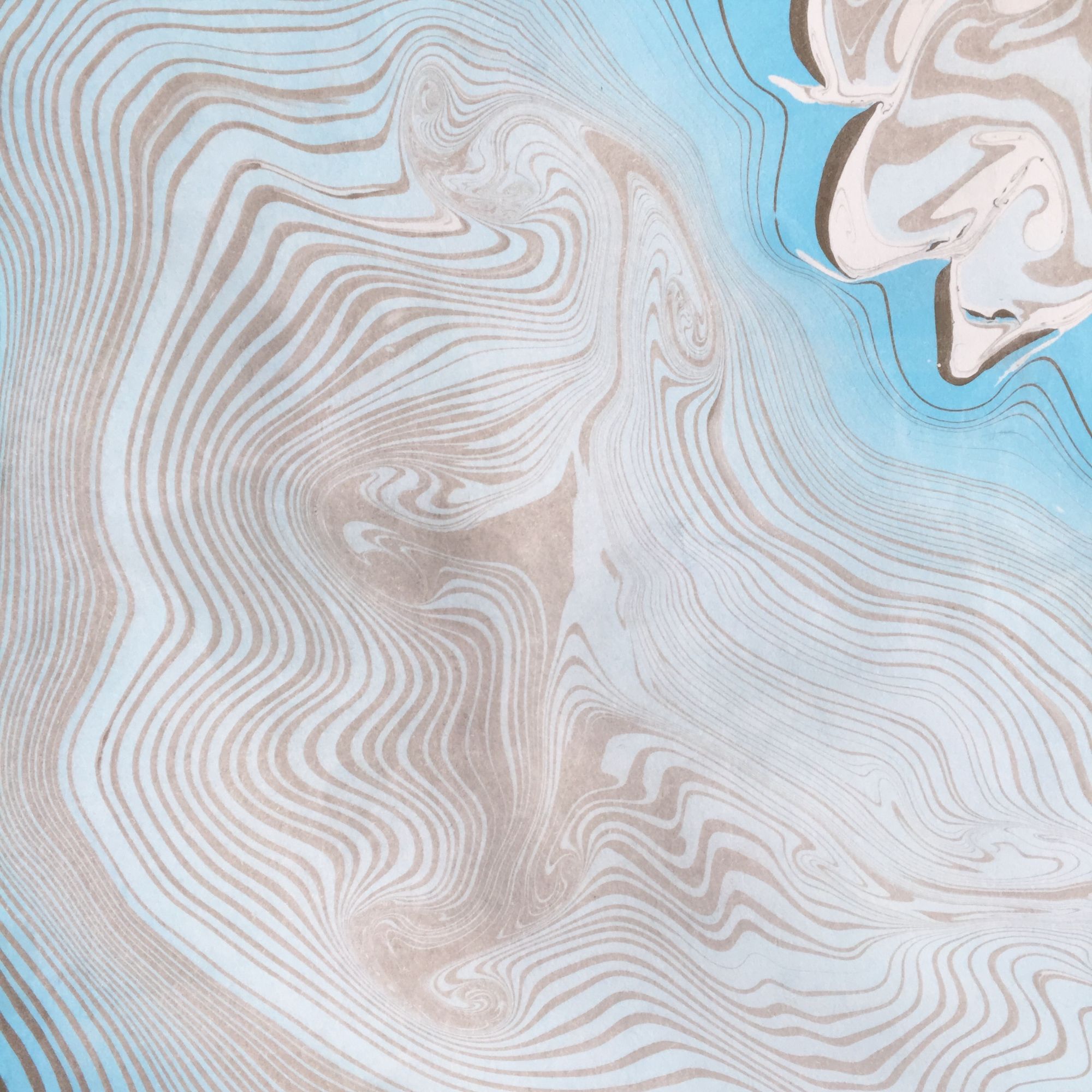 Japanese Marbling and Travellers Leather Journal Workshop - Marking With Inks