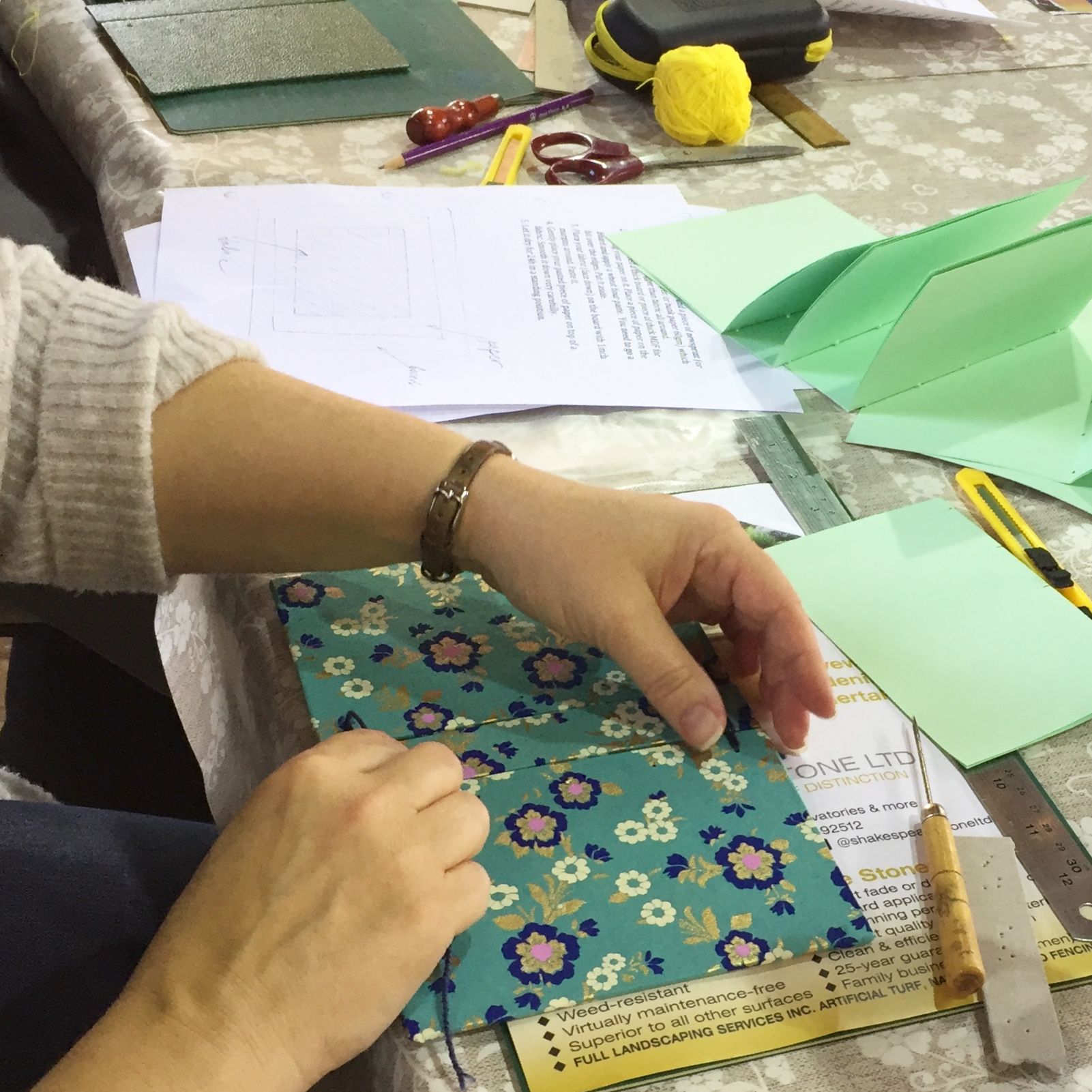 Secret Belgian Bookbinding Workshop - Bookbinding