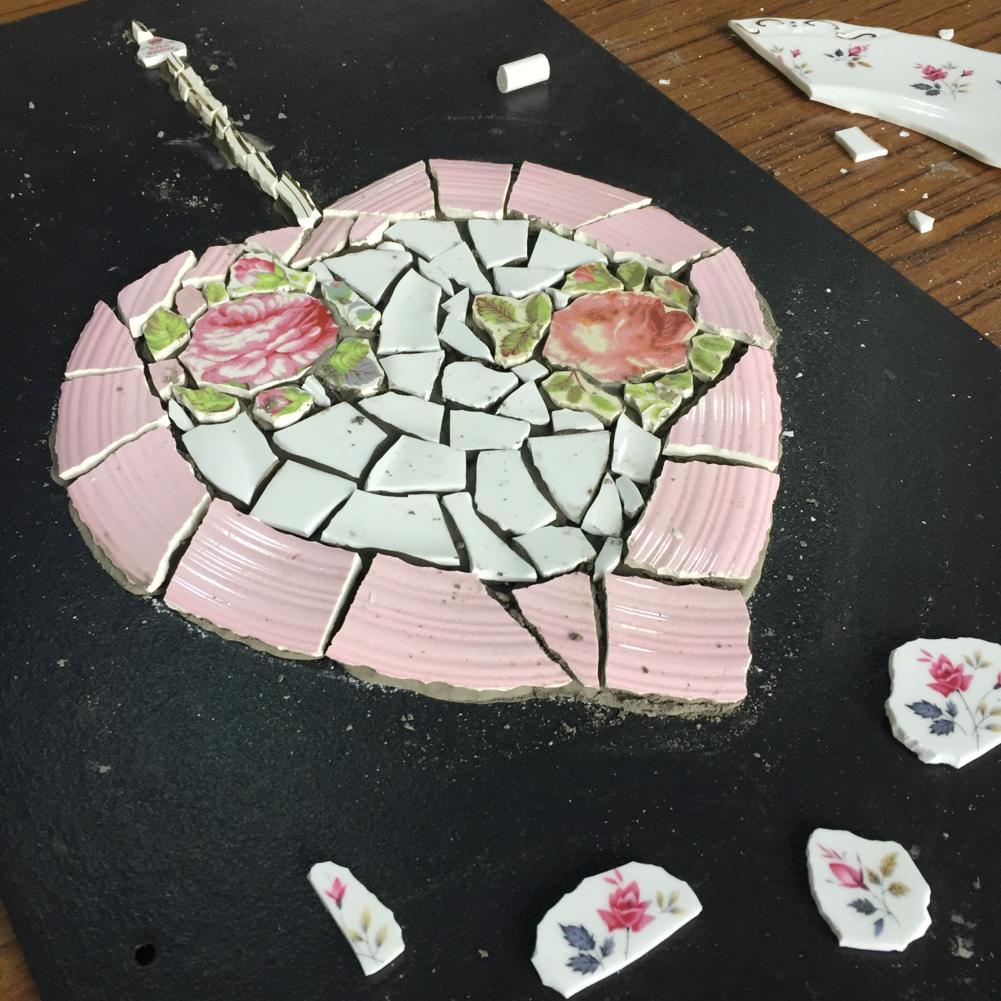 Crockery Mosaic Workshop - Flowers