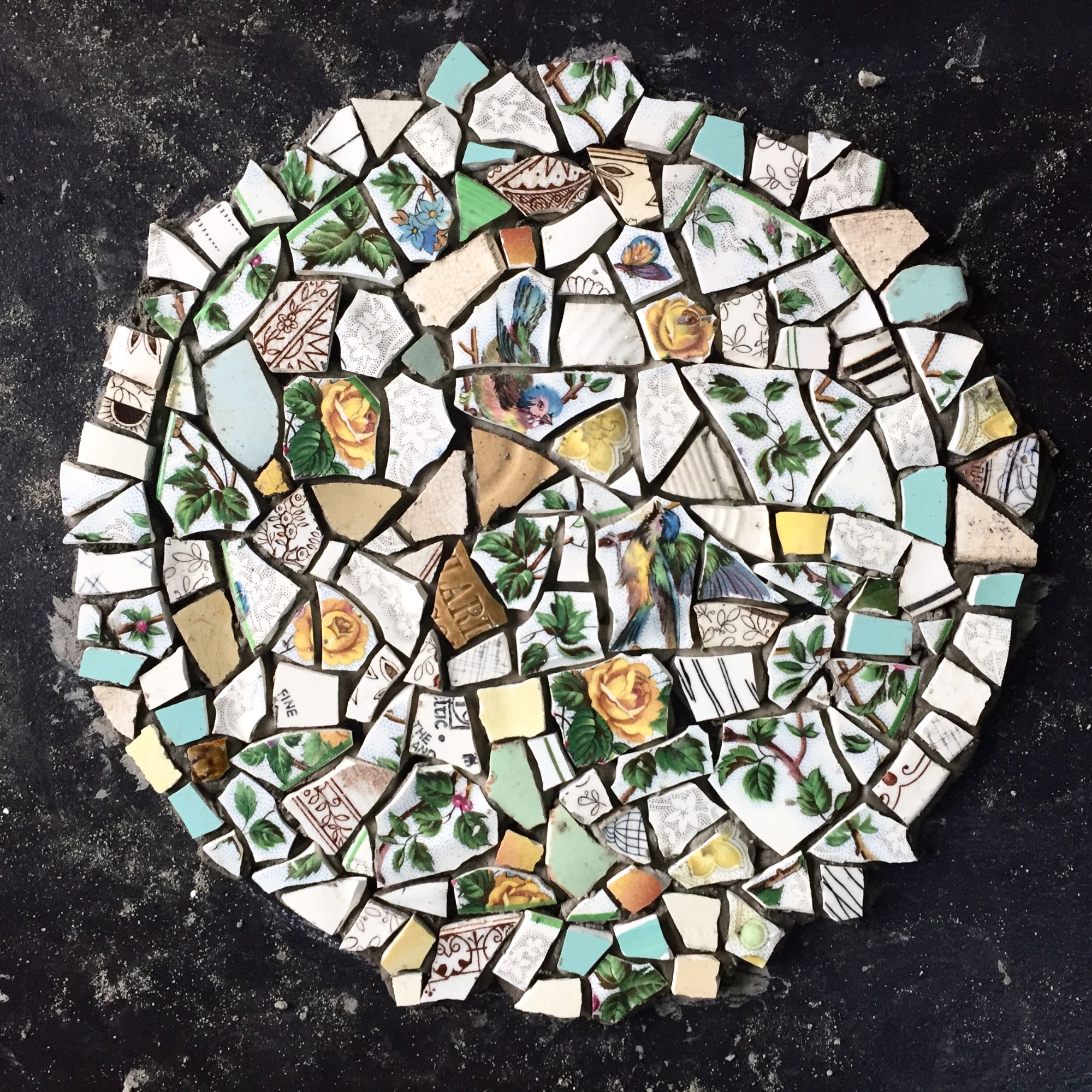 Crockery Mosaic Workshop - Circle