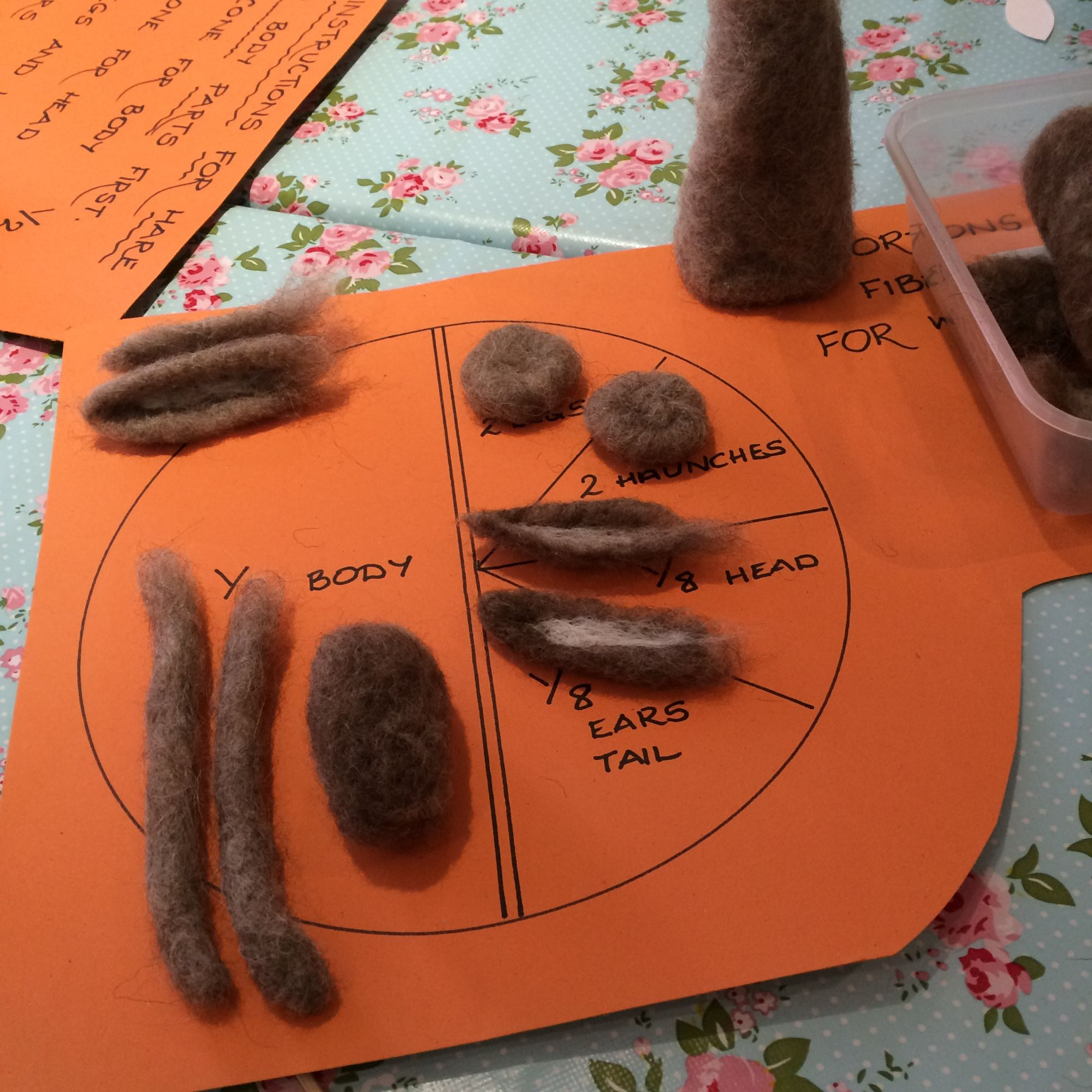 Hare Needle Felting Workshop - Beginners