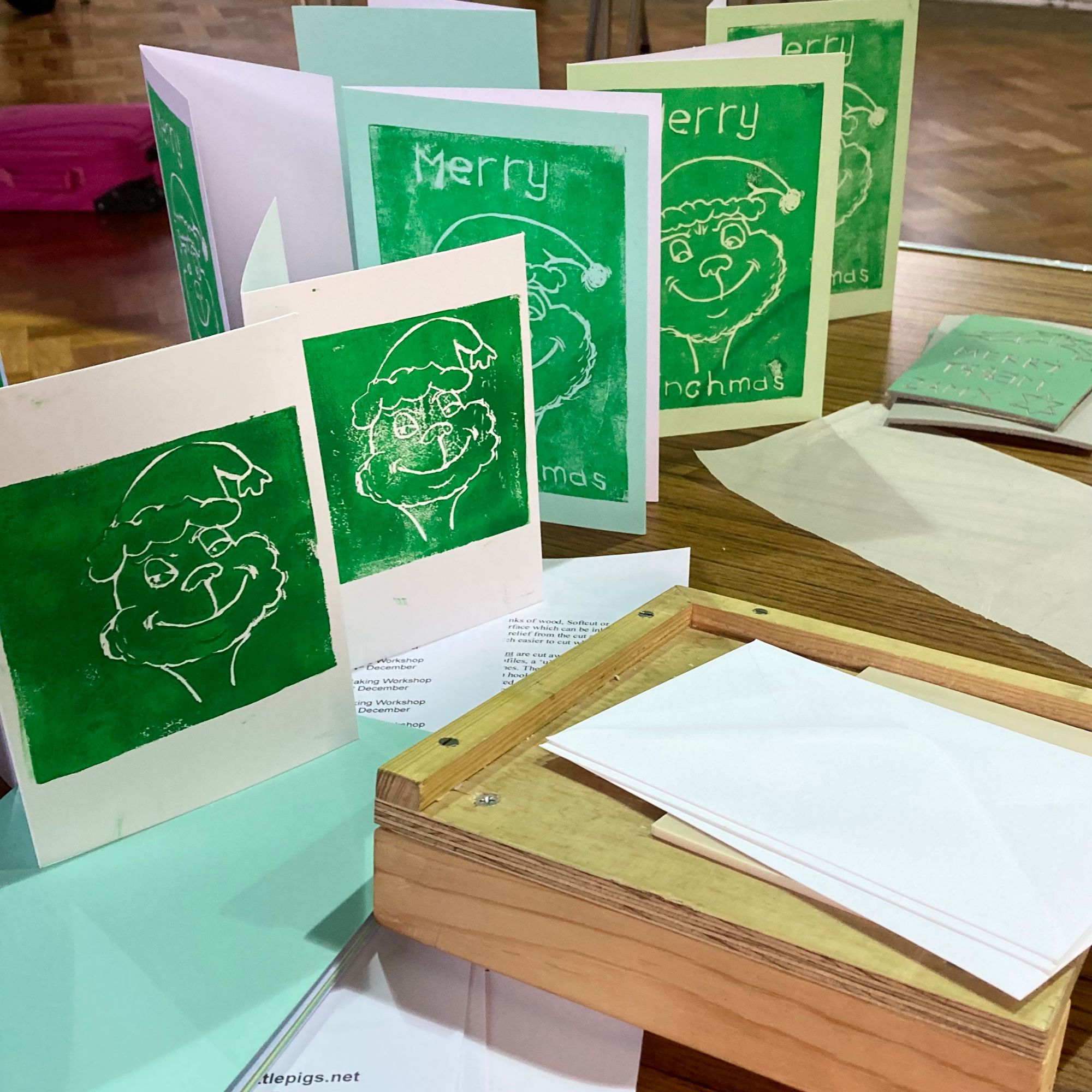 Lino Printing Workshop - Greetings Cards