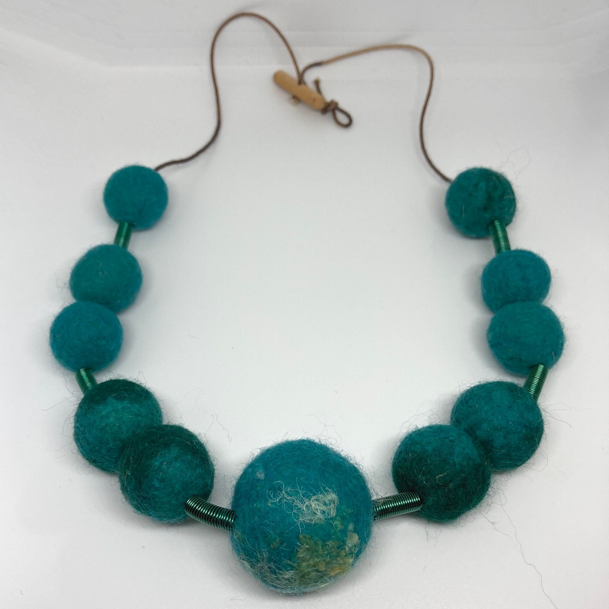 Felted Necklace Workshop - Turquoise