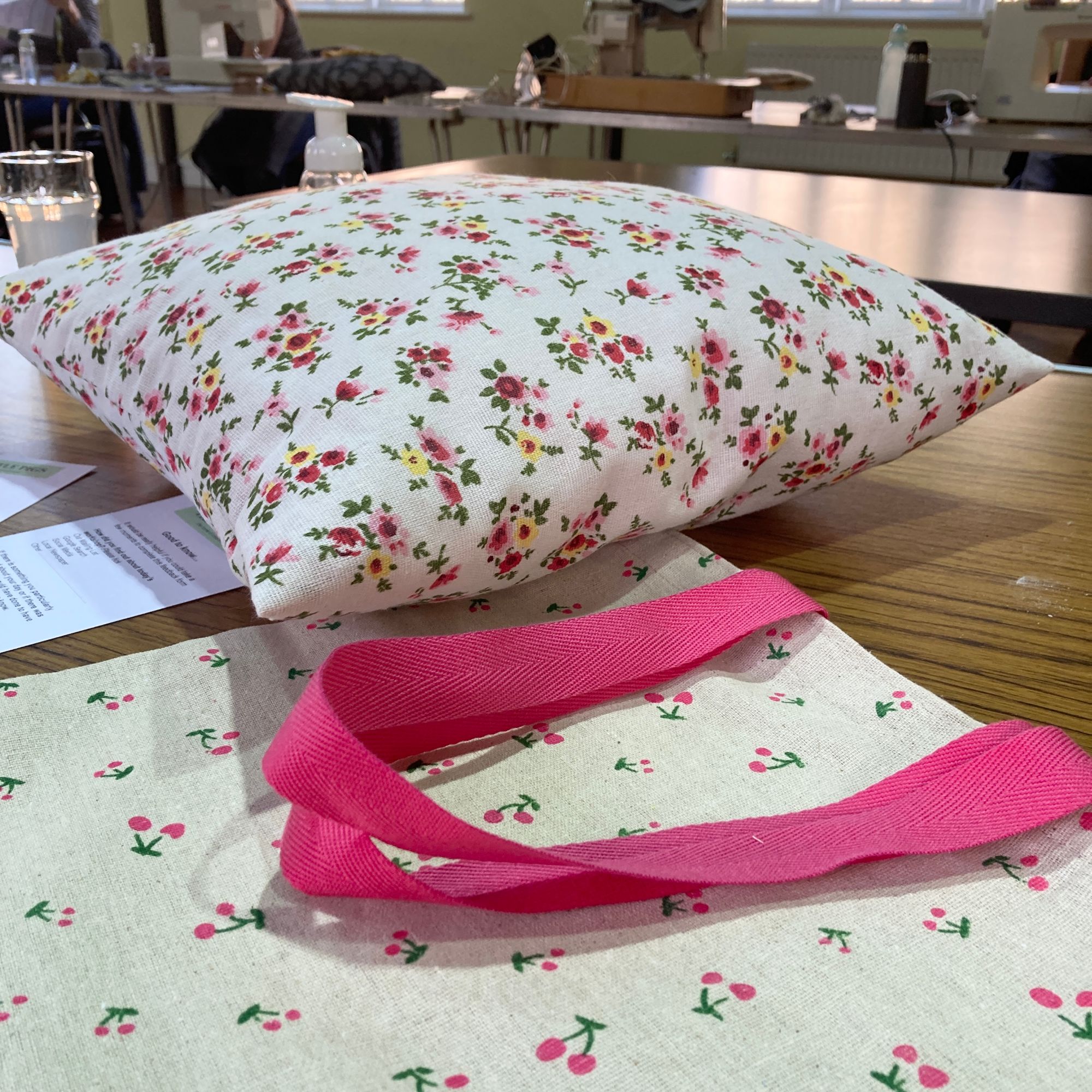 Beginners Sewing Workshop - Cushion and Tote Bag