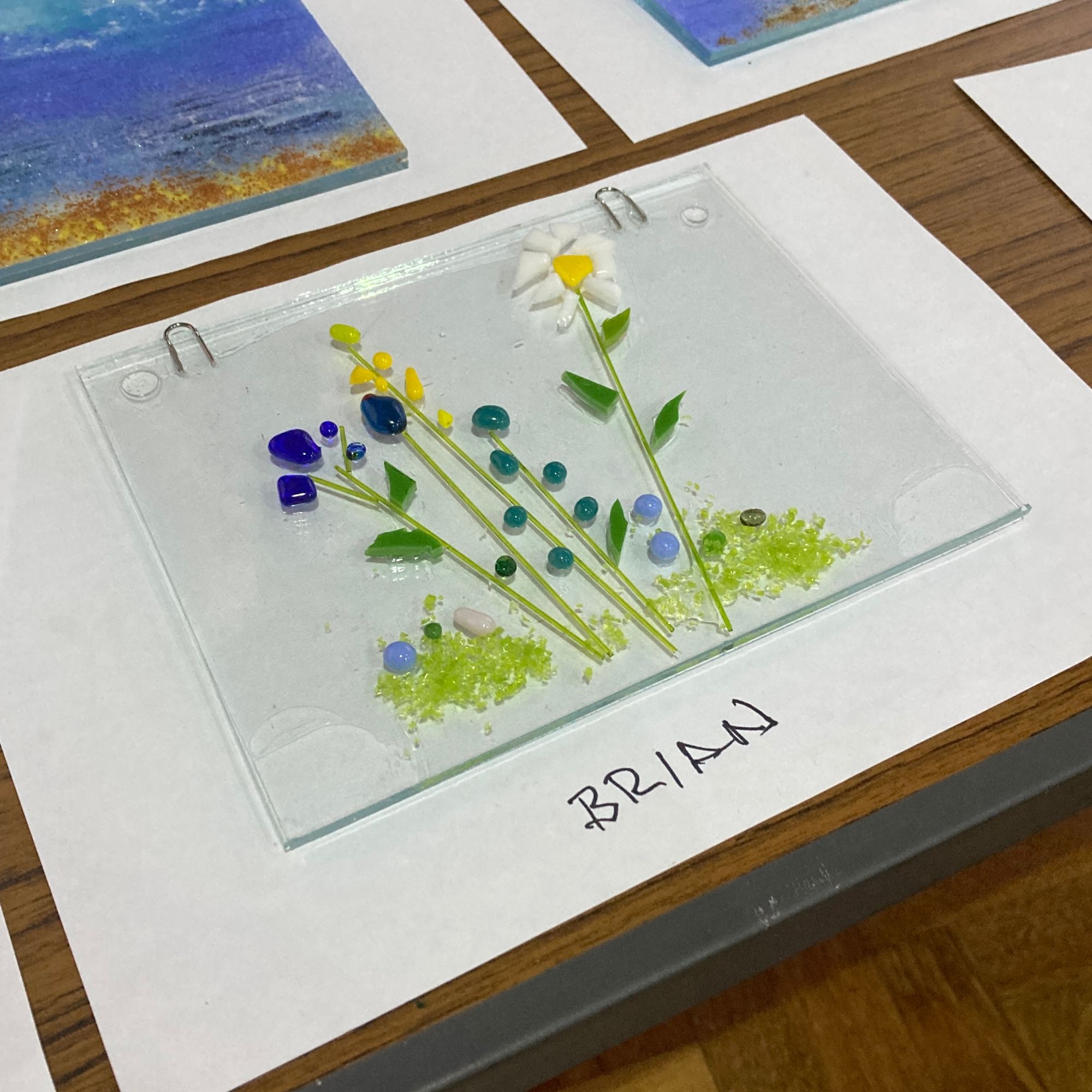 Fused Glass at Three Little Pigs Create your own fused glass