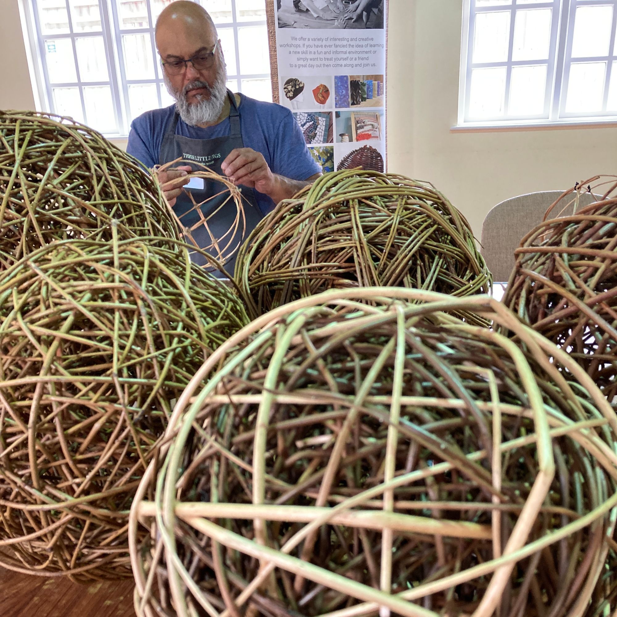 Willow Sphere Sculpture Workshop - Rural Crafts