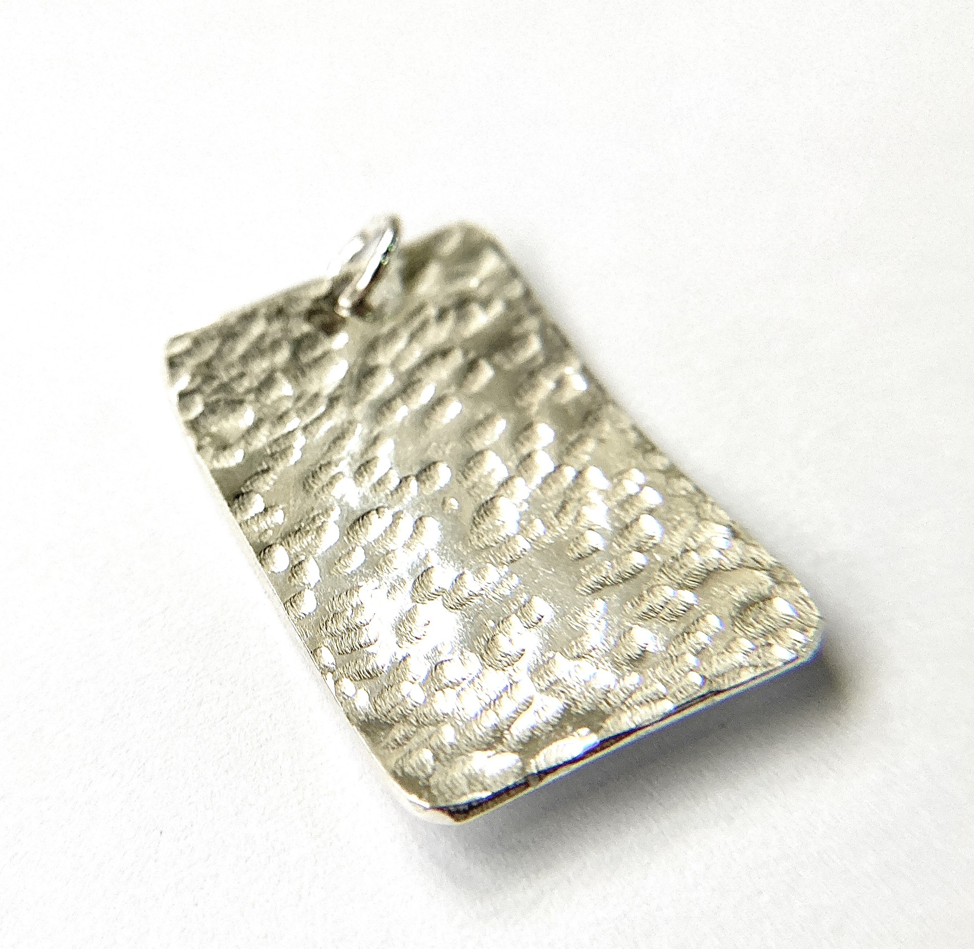 Silver Earrings and Pendant Workshop - Hammered Texture