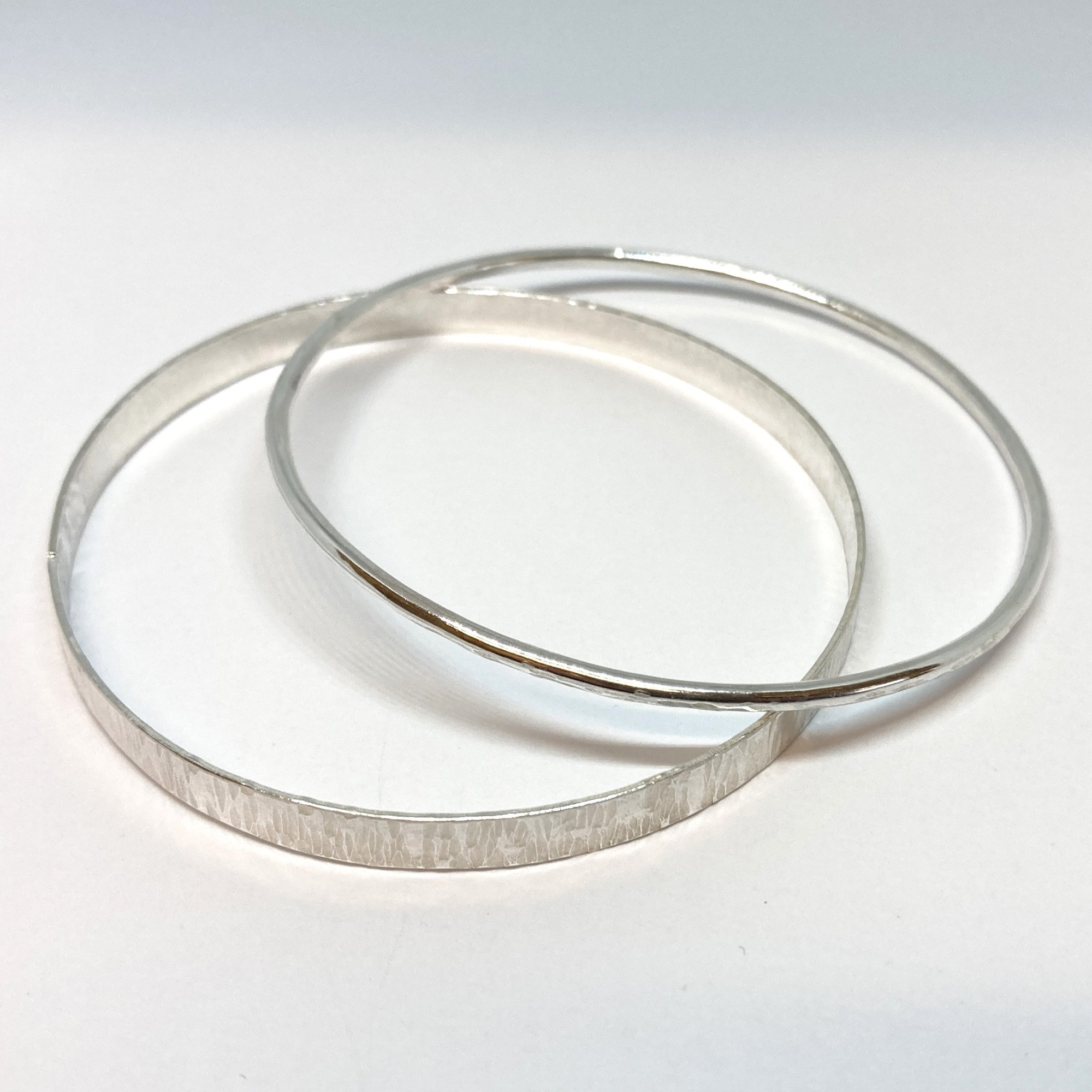  Silver Bangle Workshop - Round Wire or Flat Silver Strip