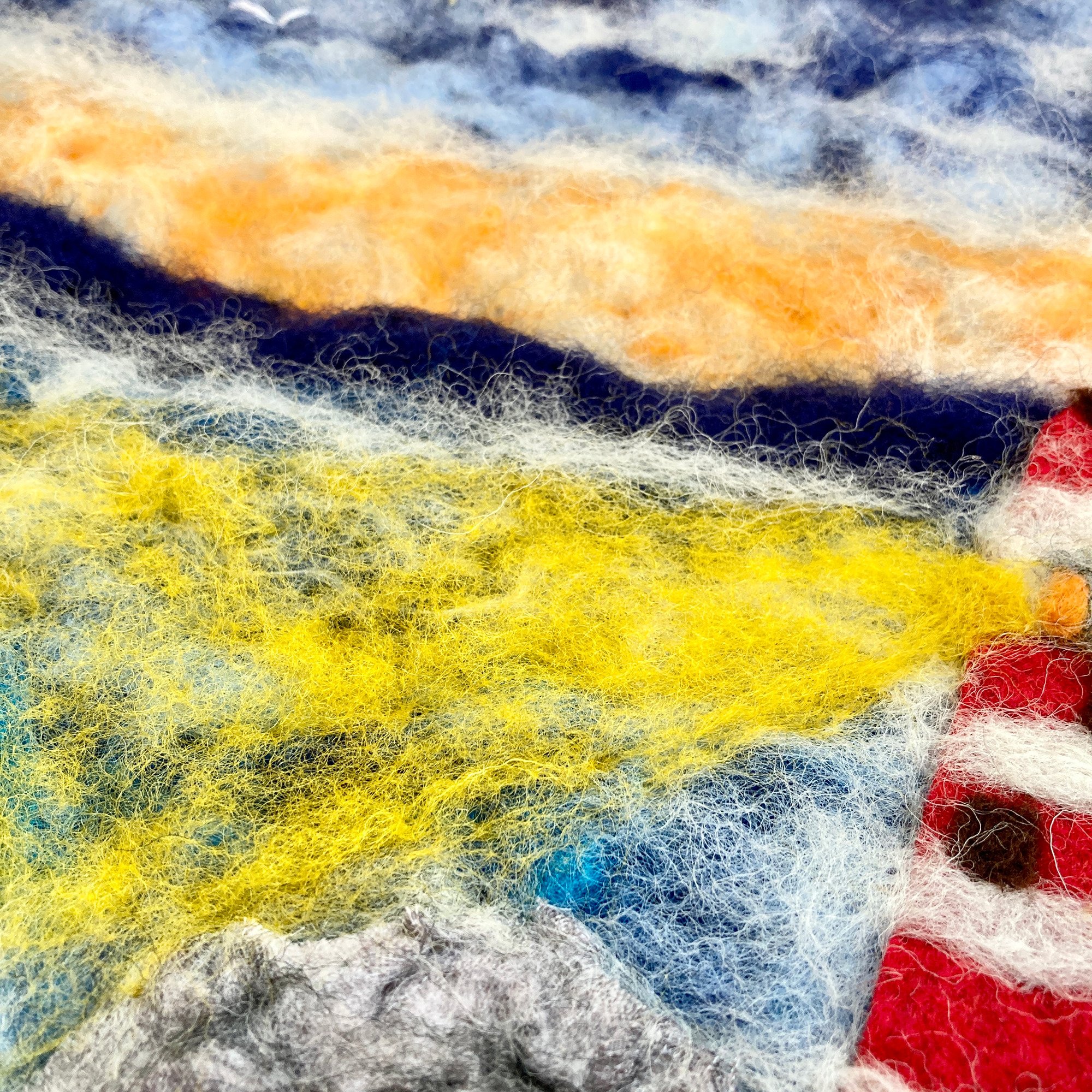 Seascape Needle Felting Workshop - Lighthouse