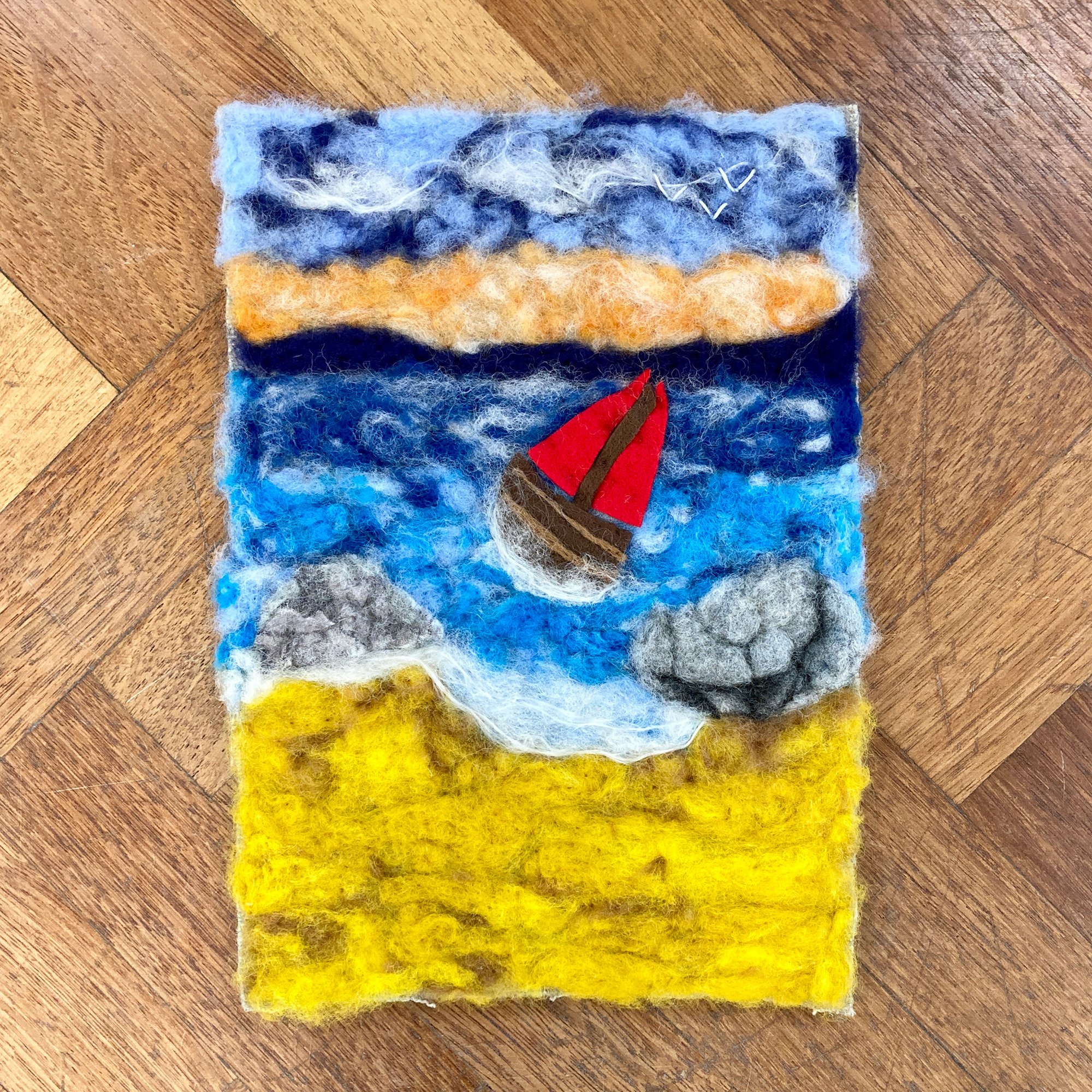 Seascape Needle Felting Workshop - Needle Felting