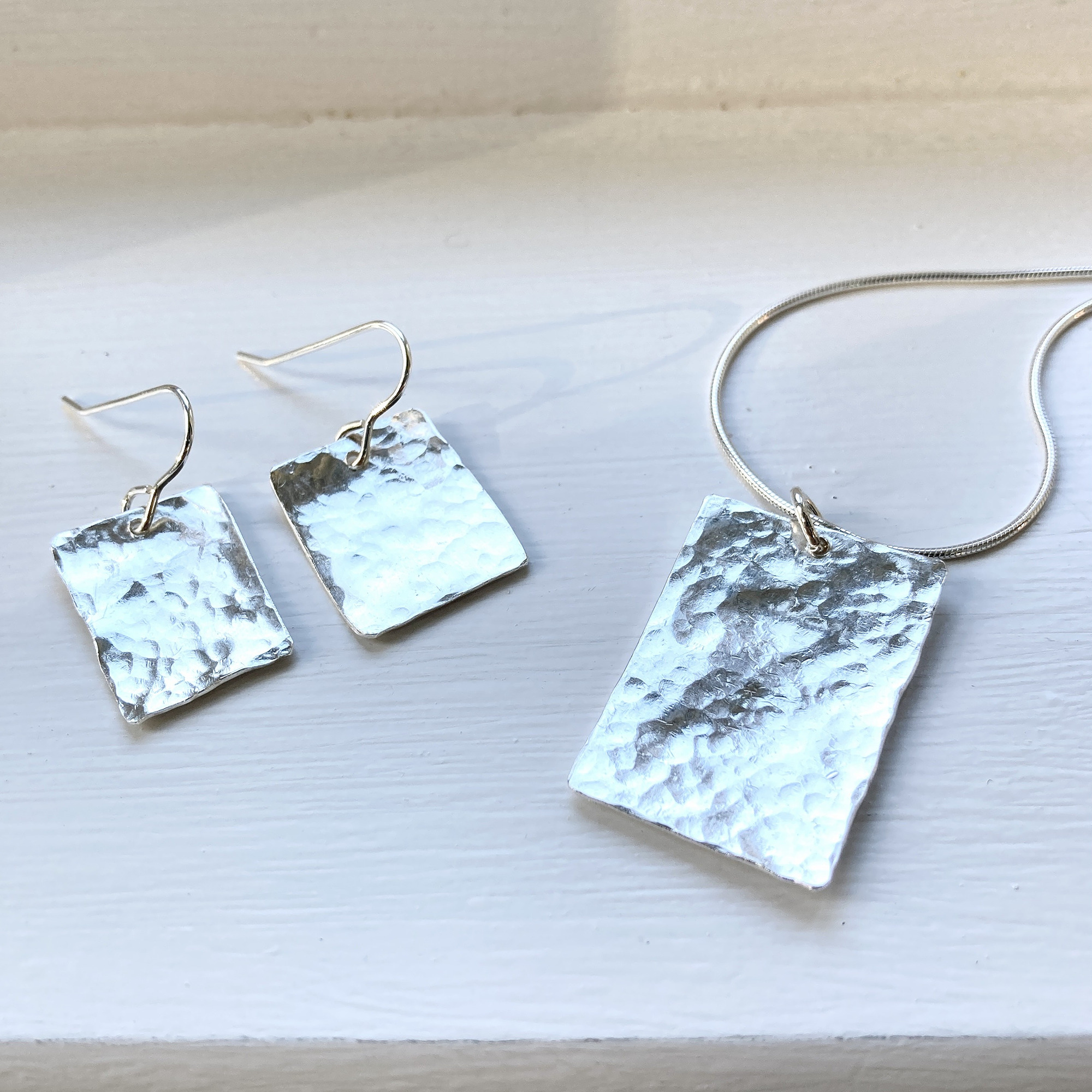 Silver Earrings and Pendant Workshop - Set