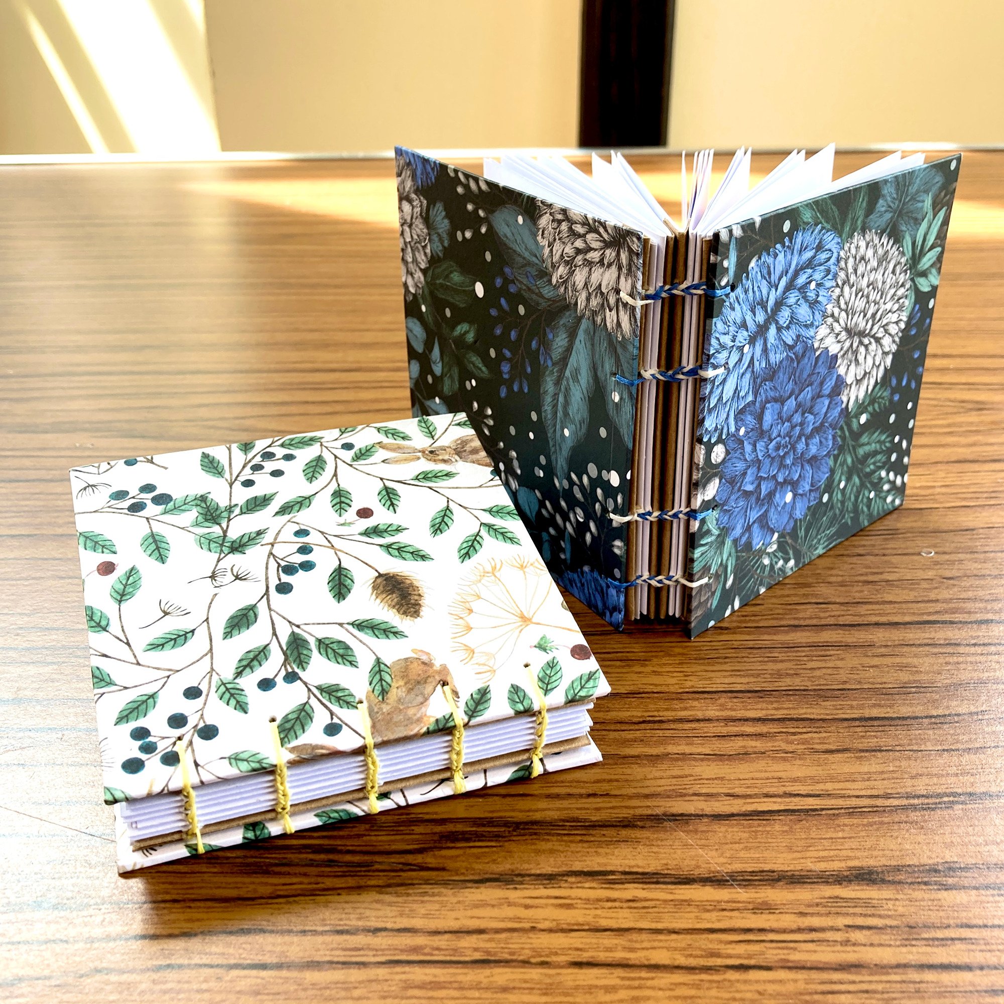 Coptic Bookbinding Workshop - Two Books