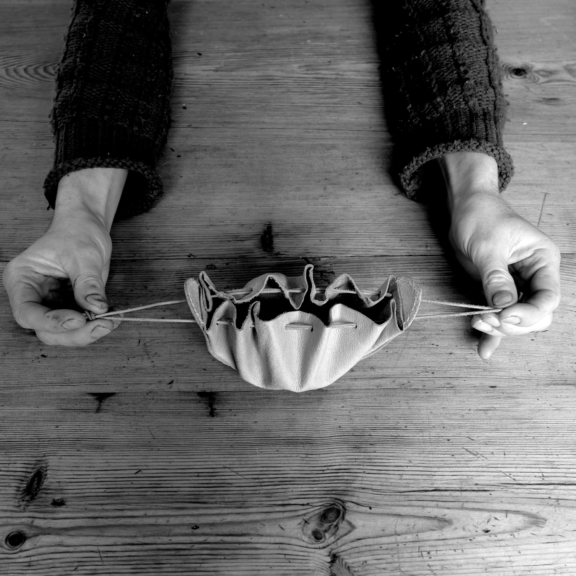 Leather Notebook and Drawstring Pouch Workshop