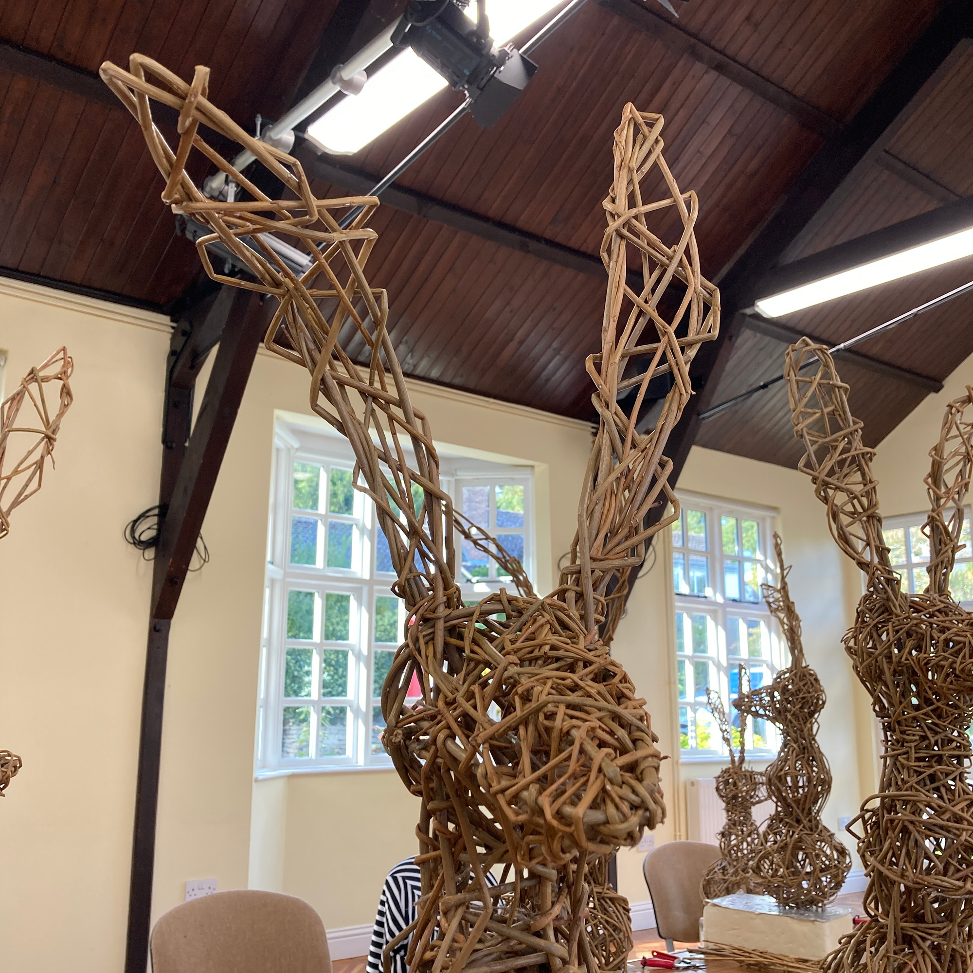 Willow Hare Sculpture Workshop - Ears