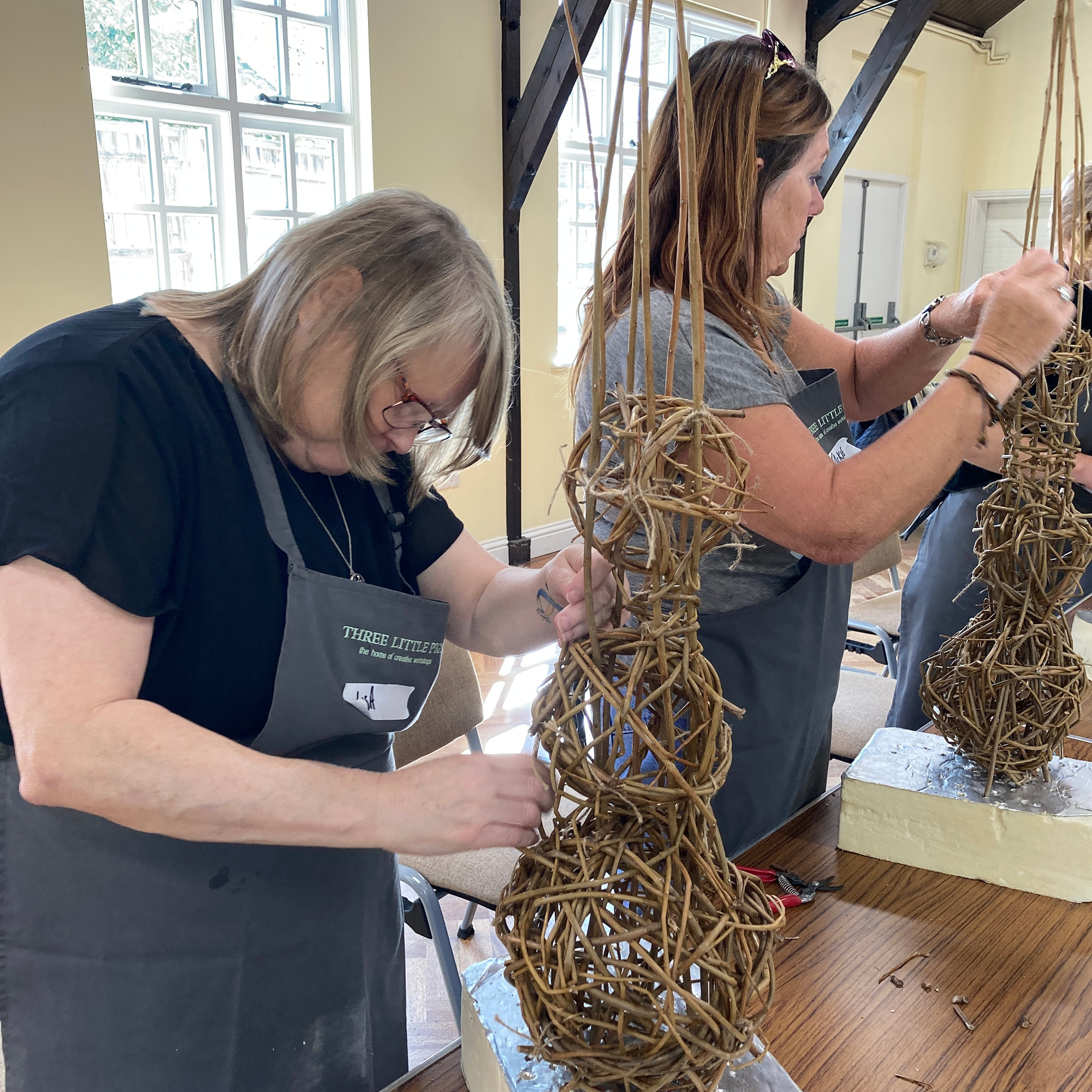 Willow Hare Sculpture Workshop - Weaving