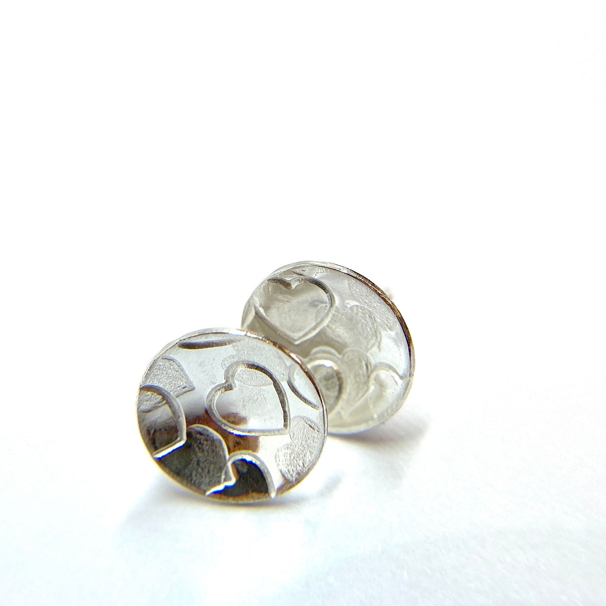 Silver Earrings and Pendant Workshop - Stamped Stud Earrings
