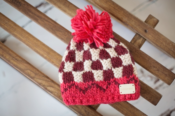 Red Bobble Hat