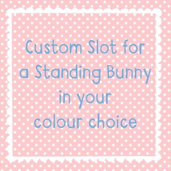 Custom Slot for a Standing Bunny of your Choice