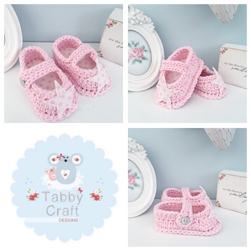 Star Baby Shoes - Pink