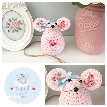  Small Mouse - Pink/Floral