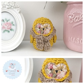 Small Scarf Owl - Mustard/Brown
