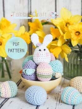 PDF Pattern - Little Bunny and Eggs